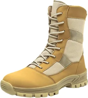 Autumn and Winter Military Boots Outdoor Men's Hiking Boots Desert Tactical Combat Ankle Boots Work Boots