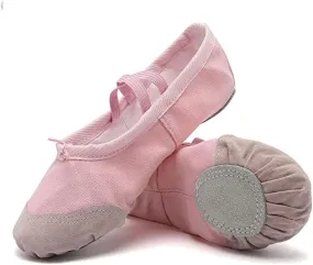 Ballet Women Canvas Dance Shoes Gymnastics Yoga Shoes Children Adult Soft Canvas Flats