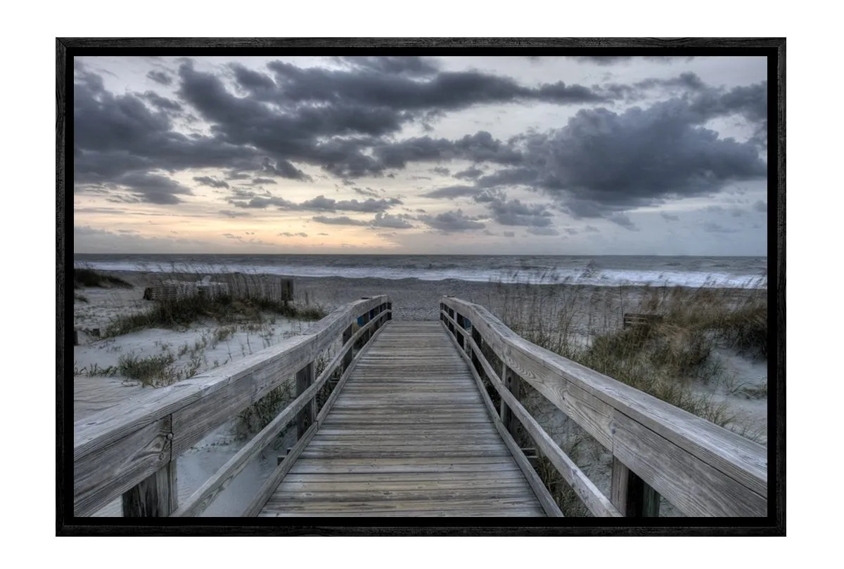 Beach Dusk | Canvas Wall Art Print