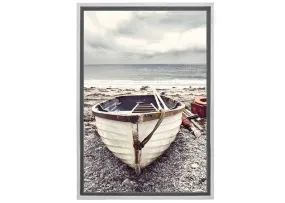 Boat on Beach | Canvas Wall Art Print
