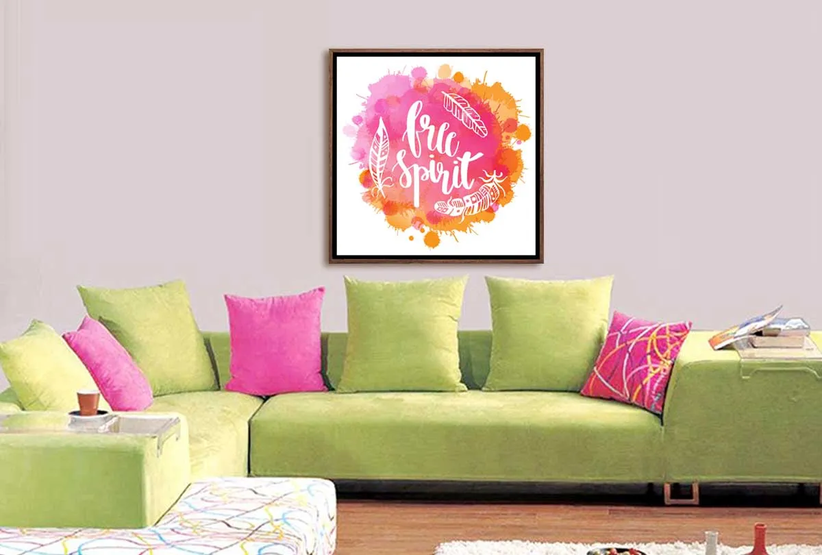 Boho Free Spirit | Canvas Wall Art Print