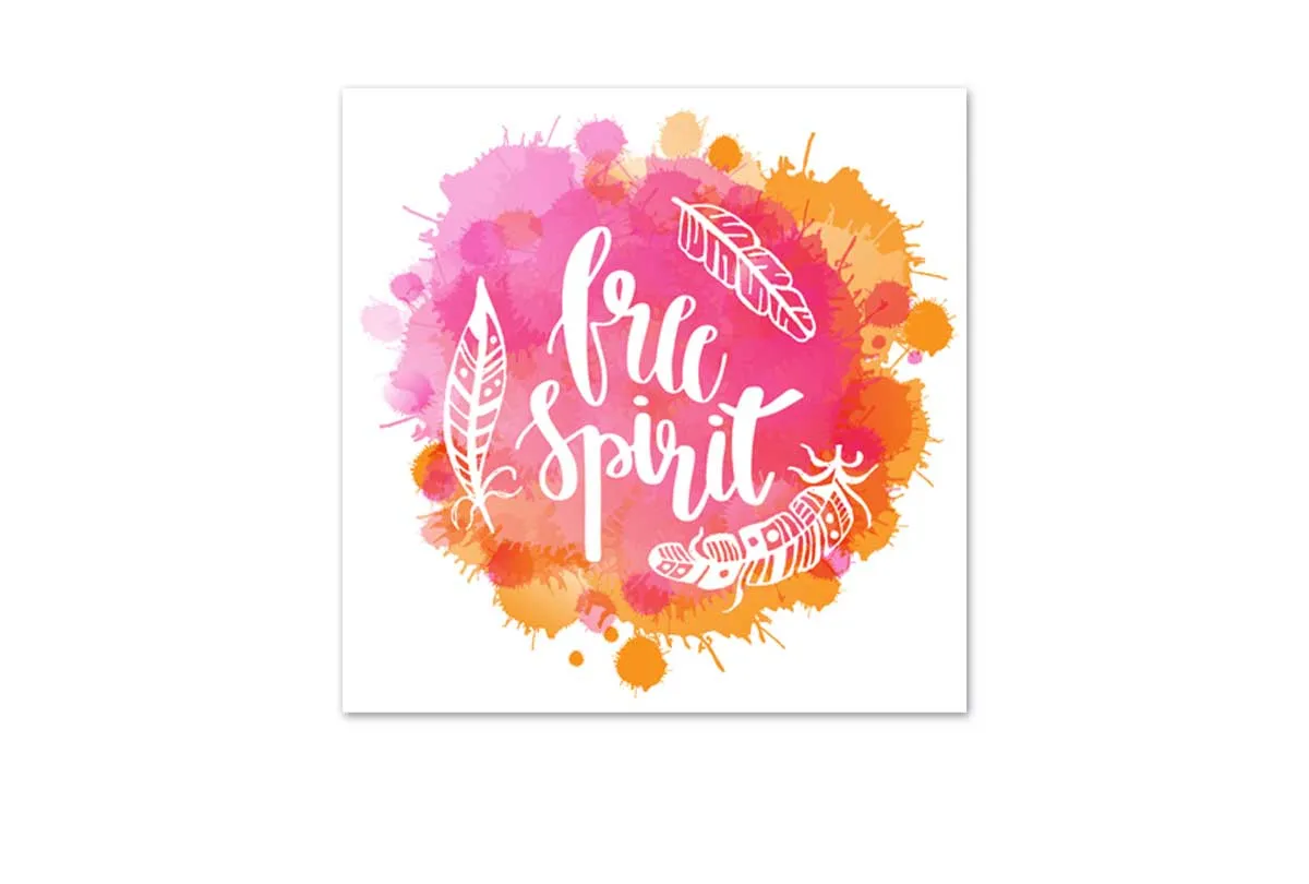 Boho Free Spirit | Canvas Wall Art Print