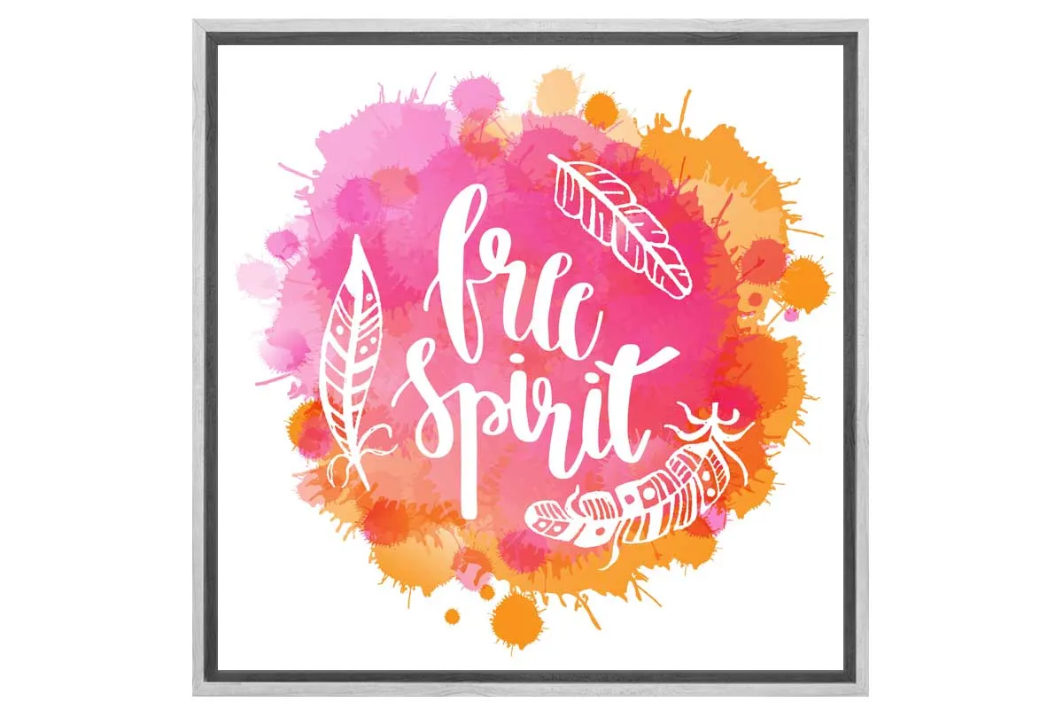 Boho Free Spirit | Canvas Wall Art Print
