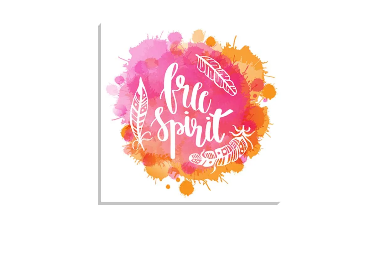 Boho Free Spirit | Canvas Wall Art Print