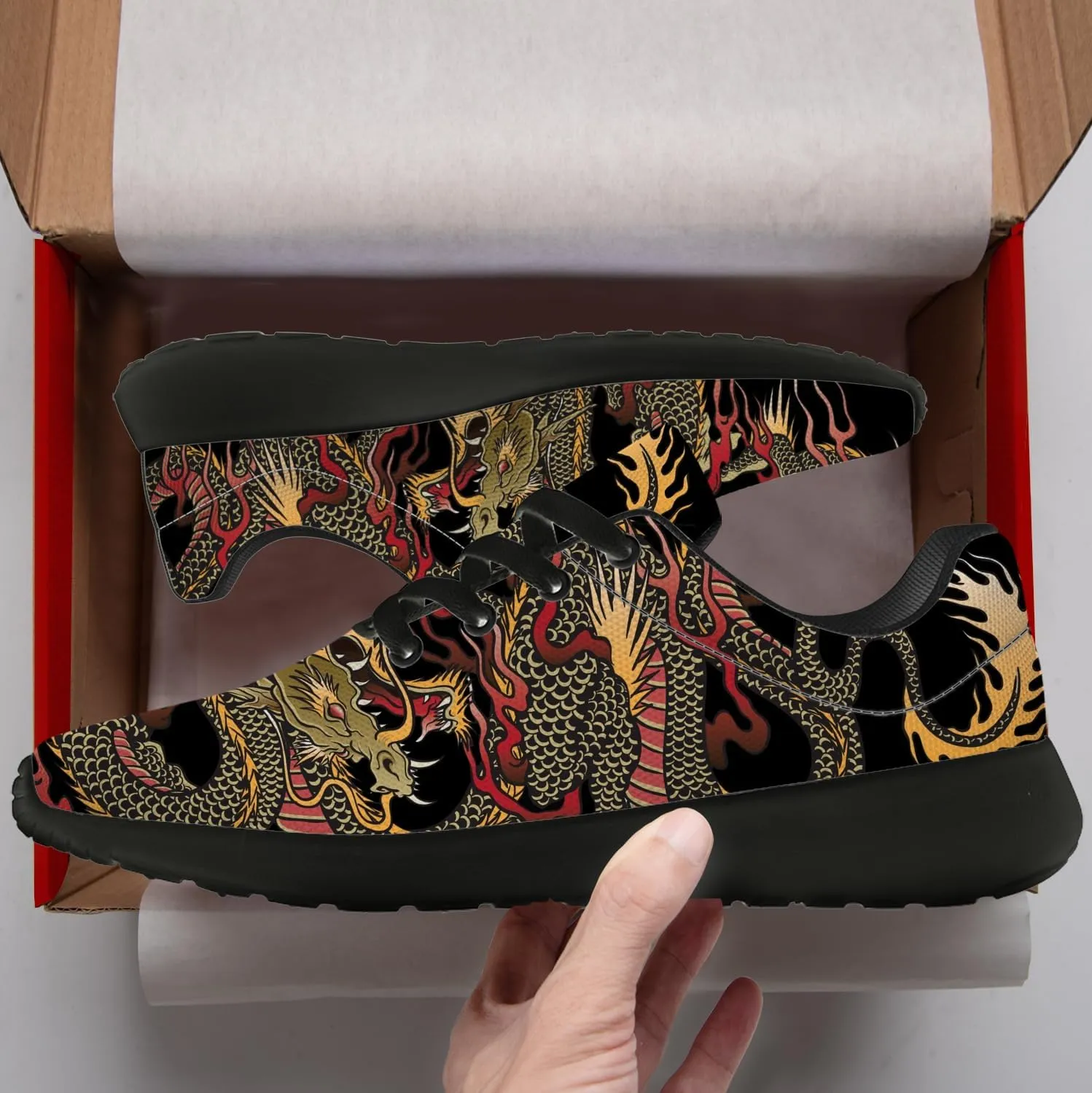 Dragon Shoes for Men Women Running Shoes,Fashion Walking Sneakers,Tennis Shoes Gifts for Women Men