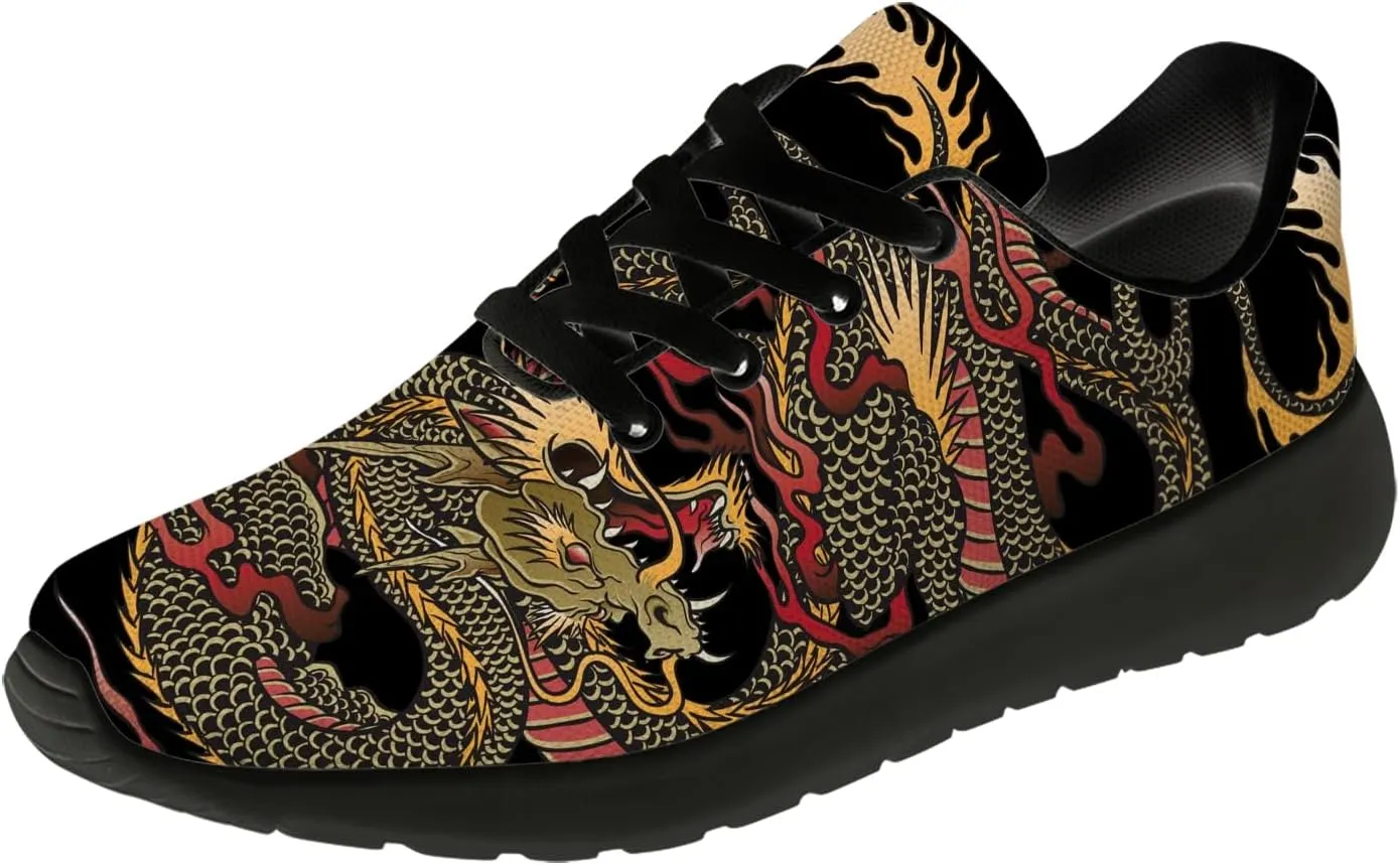 Dragon Shoes for Men Women Running Shoes,Fashion Walking Sneakers,Tennis Shoes Gifts for Women Men