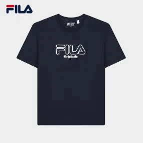 FILA CORE LIFESTYLE ORIGINALE FRENCH TENNIS CLUB Men Short Sleeve T-shirt (Dark Blue)