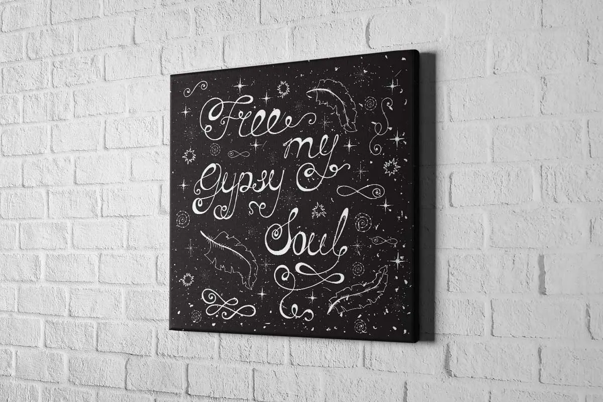 Free my Gypsy Soul | Canvas Wall Art Print