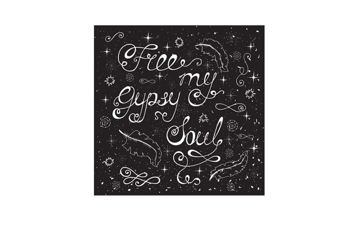 Free my Gypsy Soul | Canvas Wall Art Print