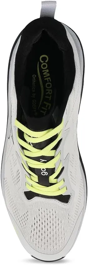 G-DEFY Lauff Men’s Supportive Running Shoe | VersoShock Technology for Pain Associated with Prolonged Standing or Walking | Arch Support | Diabetic Shoes | Wide Shoes | Free Custom Orthotic