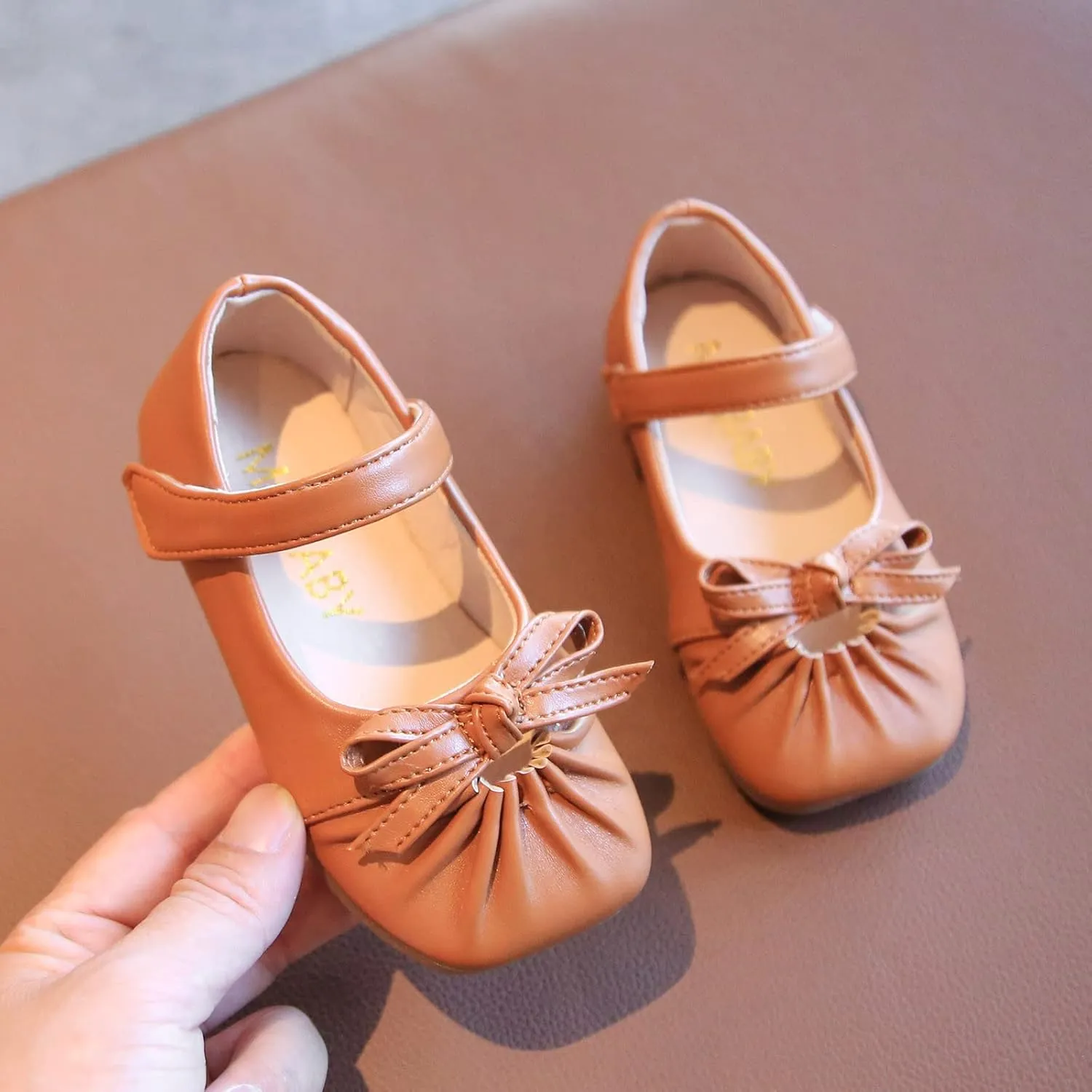 Girls Slippers Monkey Dress Bridesmaids Flats Wedding Kids 1-6Y Girls Flower Party Shoes Shoes Girls Sandals