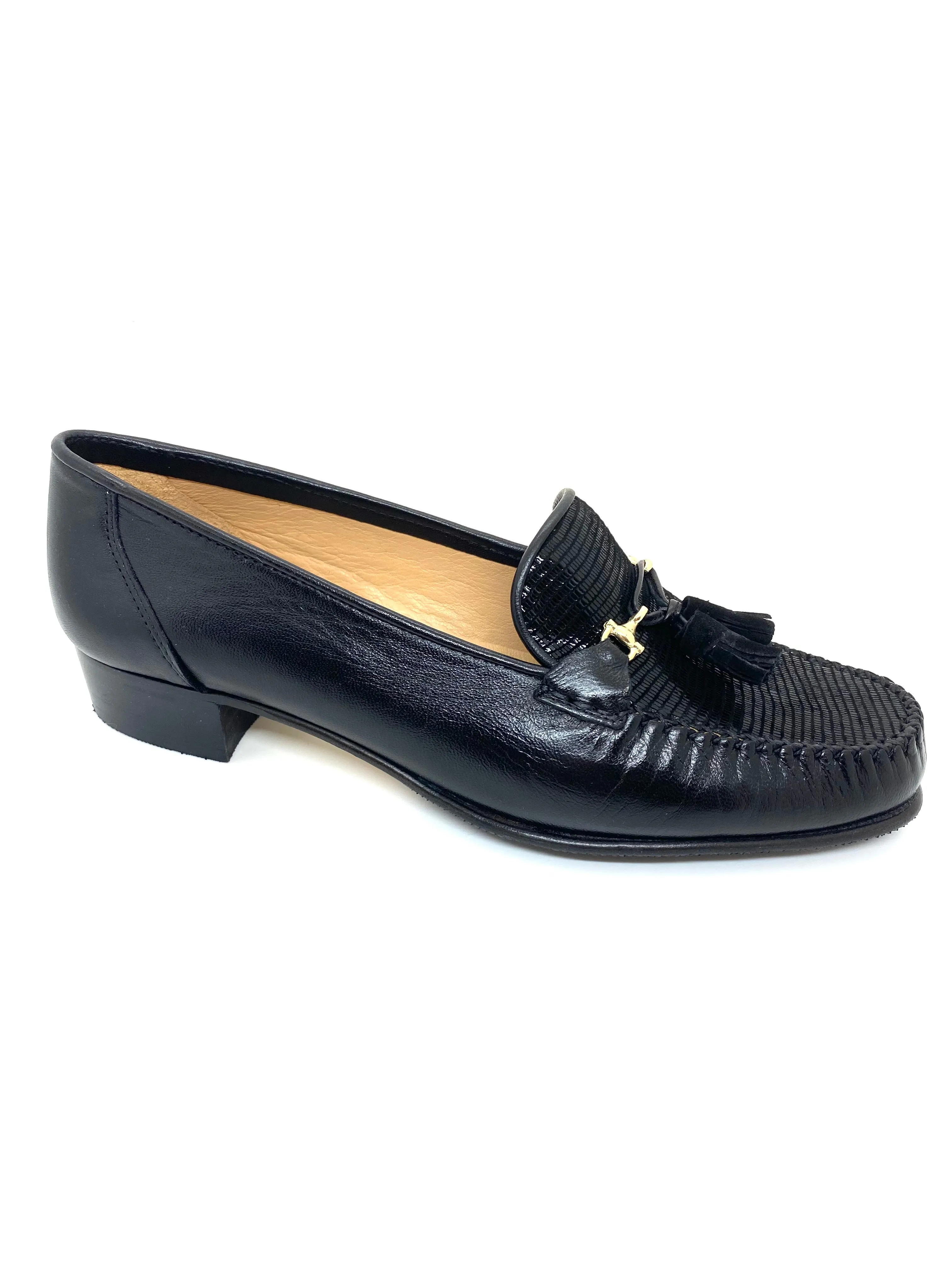 HB Ladies Tassel Trim Moccasin