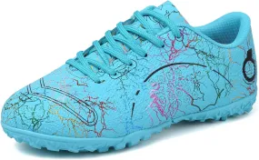 Kids Soccer Boys Girls Turf Soccer Shoes Indoor Outdoor Soccer Youth Trainning Shoes Breathable Casual Athletic Football Shoes