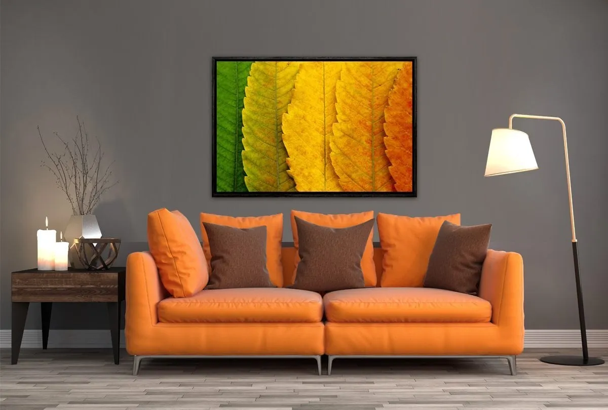 Leaves Close-up | Canvas Art Print
