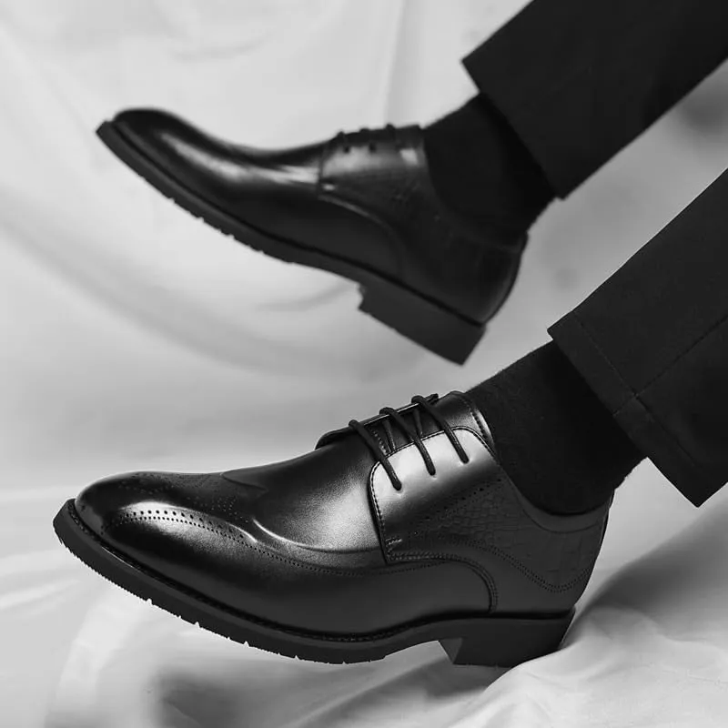 Mens Dress Shoes Office Fashion Leather Oxford Shoes