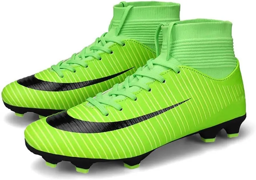 Men's Football Boots Spikes High Top Unisex Outdoor/Indoor Training Sneakers - Lawn Outdoor Youth Football Boots