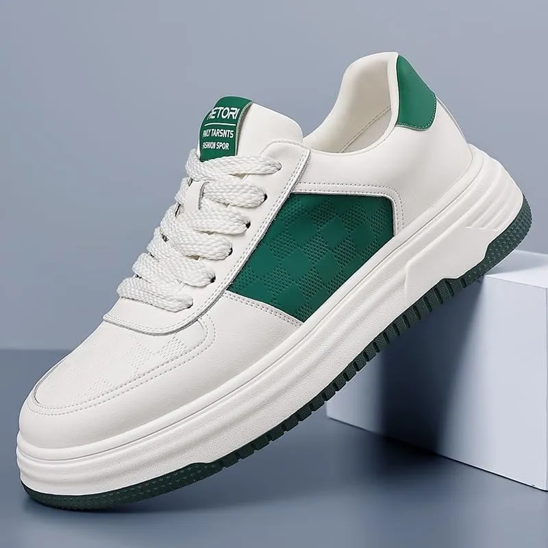 Men's Oxford Dress Sneakers Casual Leather Dress Shoes More Classy Comfortable Breathable Durable