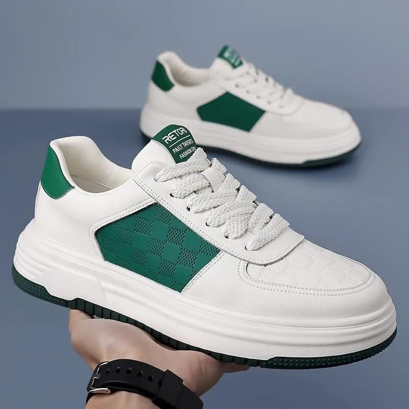 Men's Oxford Dress Sneakers Casual Leather Dress Shoes More Classy Comfortable Breathable Durable