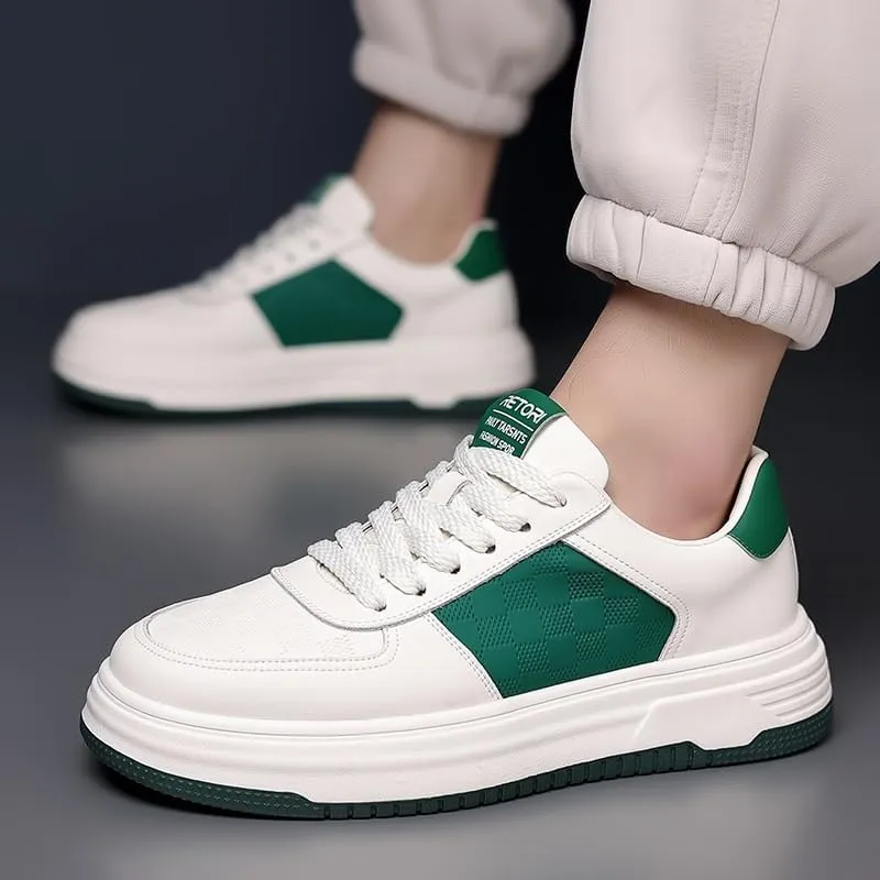 Men's Oxford Dress Sneakers Casual Leather Dress Shoes More Classy Comfortable Breathable Durable