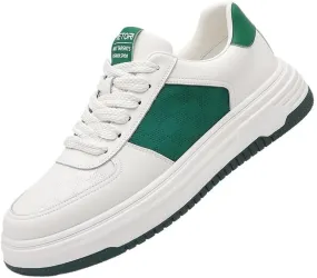 Men's Oxford Dress Sneakers Casual Leather Dress Shoes More Classy Comfortable Breathable Durable