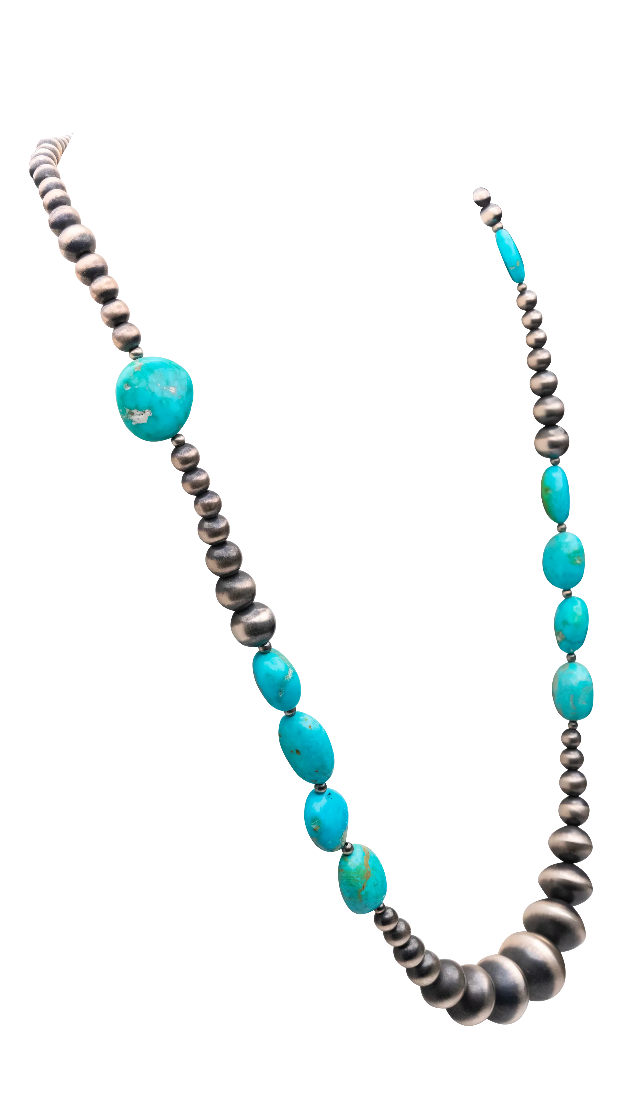 Navajo Pearl with Sonoran Turquoise Necklace | Rose Martin