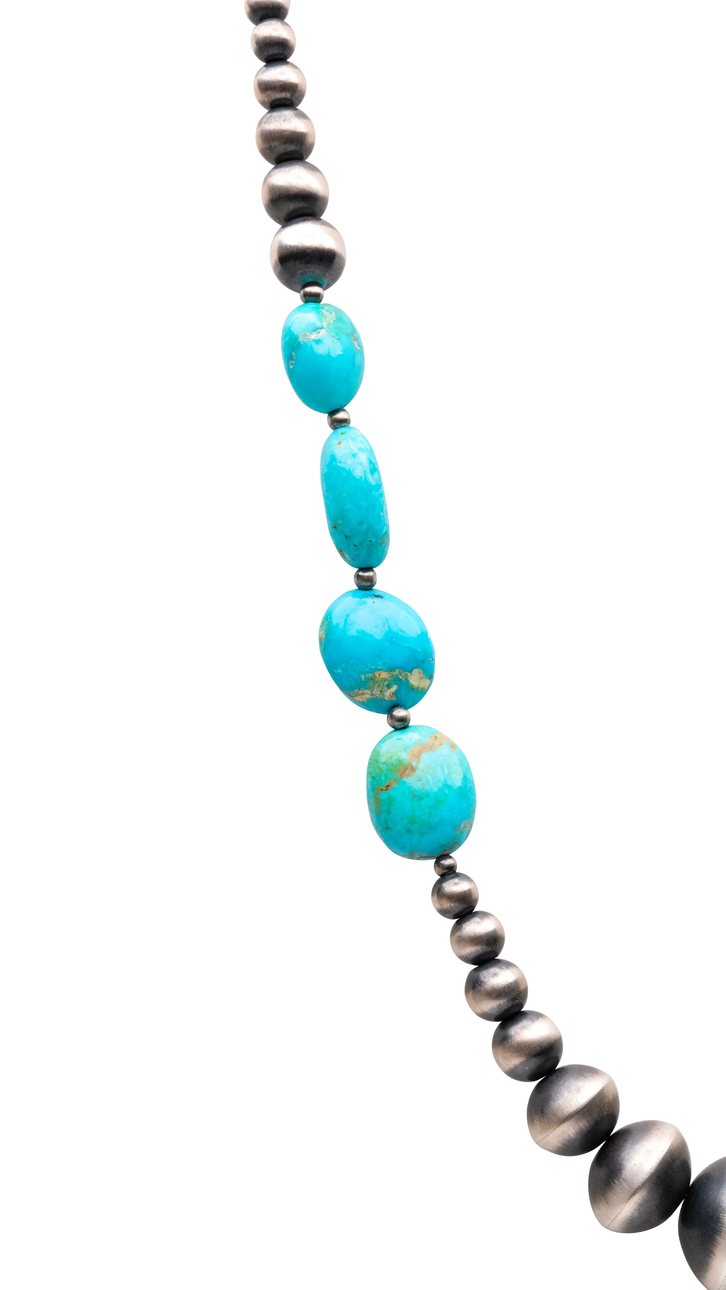 Navajo Pearl with Sonoran Turquoise Necklace | Rose Martin