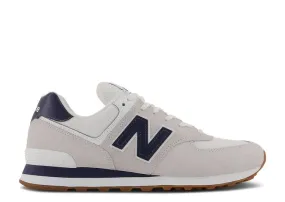 New Balance 574 'WHITE NAVY GUM' sneakers, white