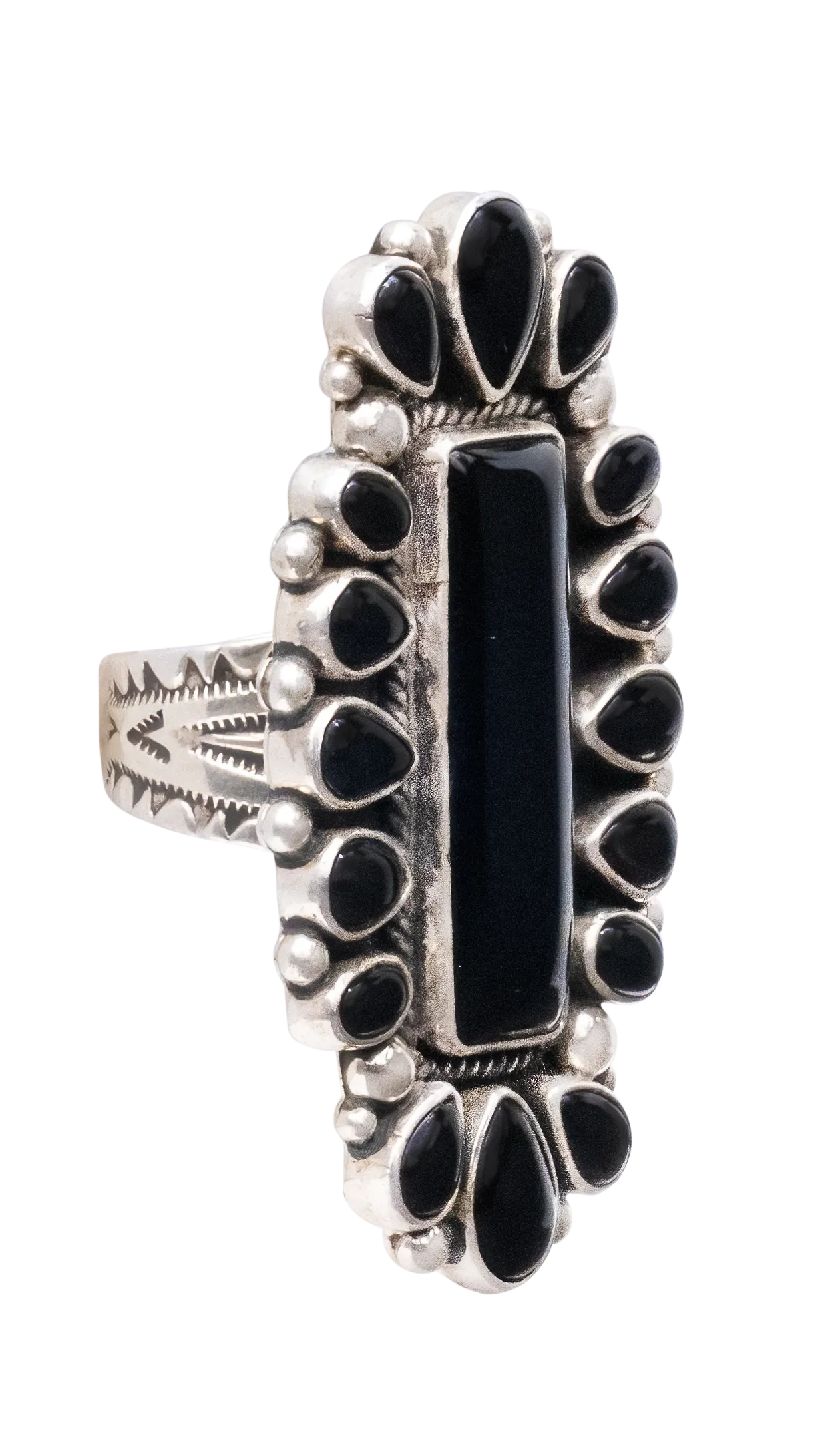 Onyx Cluster Ring | Angela Martin