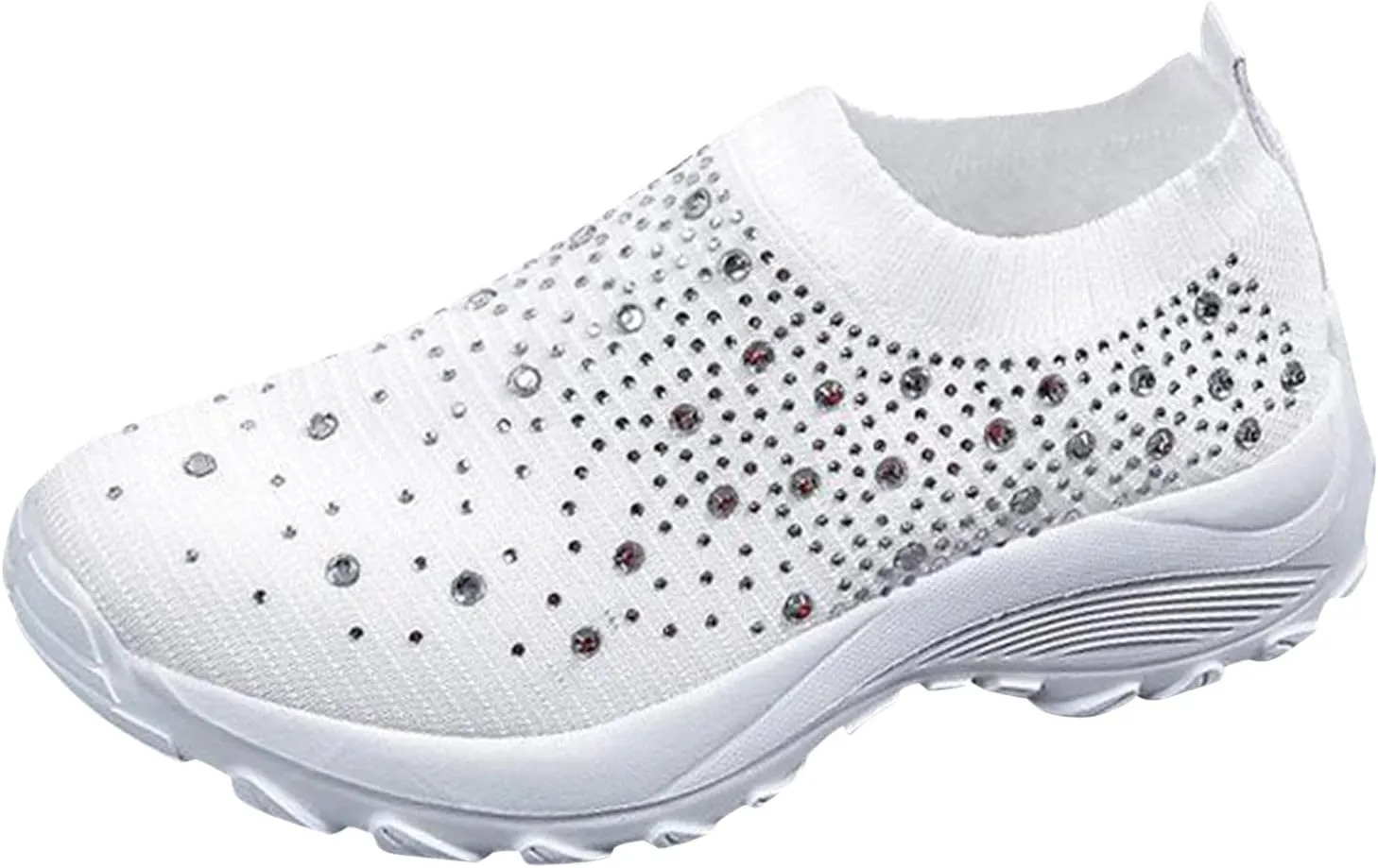 Orthopedic Comfortable Walking Shoes for Women Slip On Sneakers with Arch Support Casual Loafers Plantar Fasciitis Relief Foot Heel Pain Diabetic