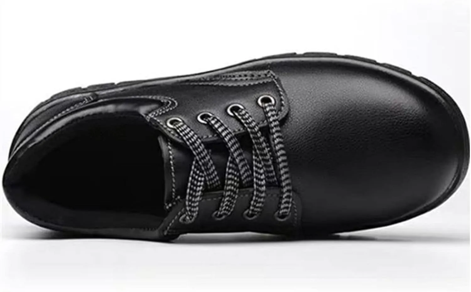 Safety Shoes Men Womens Steel Toe Cap Trainers Mens Womens Lightweight Breathable Safety Industrial Work Sneaker Anti-Smashing Anti-Puncture (Color : Black, Size : 6.5 US)