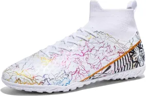 Unisex-Adult Soccer Cleats Lightweight Futsal Training Football Shoes for Big Boys