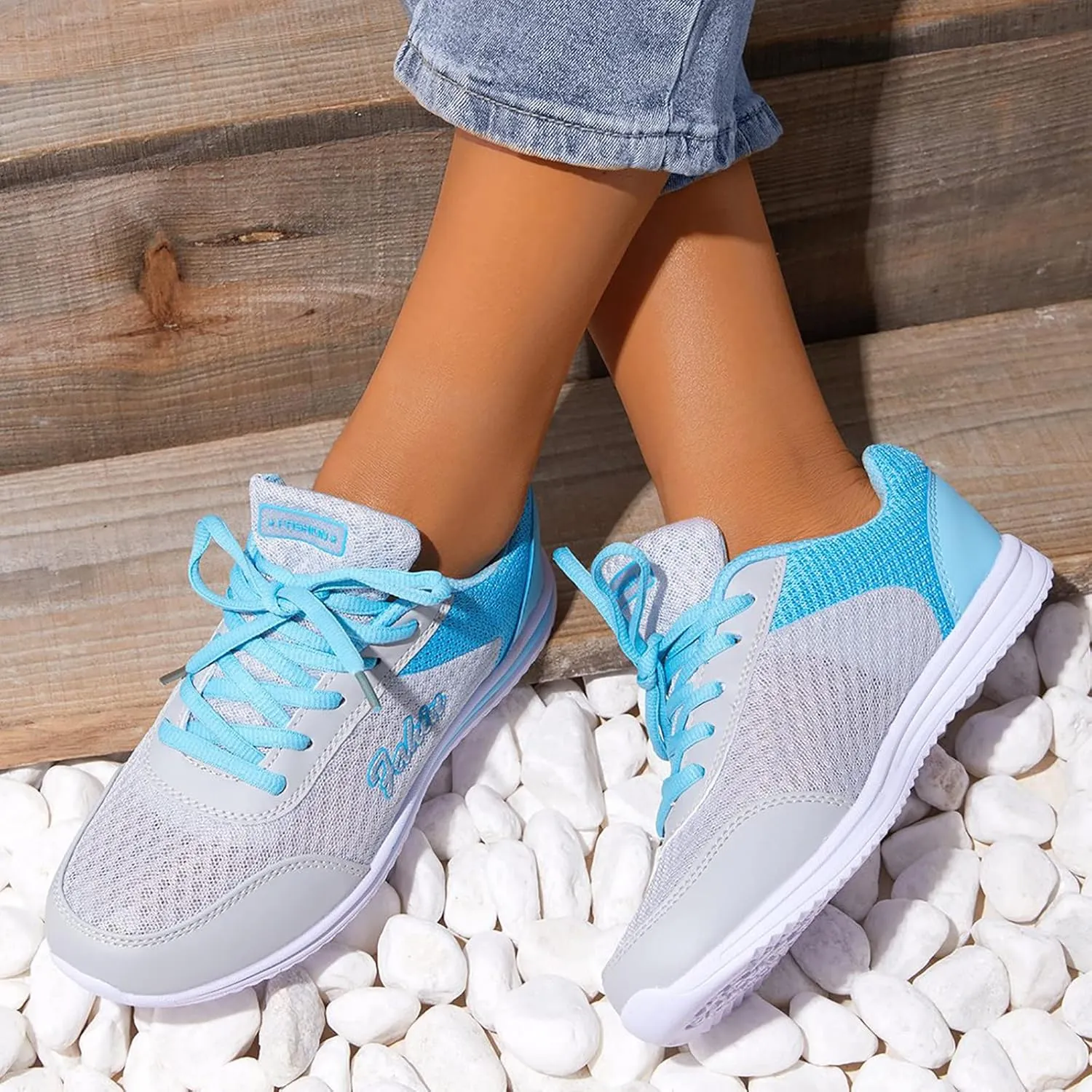 Women's Fashion Sneaker Mesh Slip On Black Non Slip Shoes for Women Comfortable Orange Tennis Shoes for Women Black Loafers Shoes Women Leather Sneakers